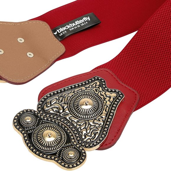 Stretch Vintage Antique Retro Buckle Belt main image 6
